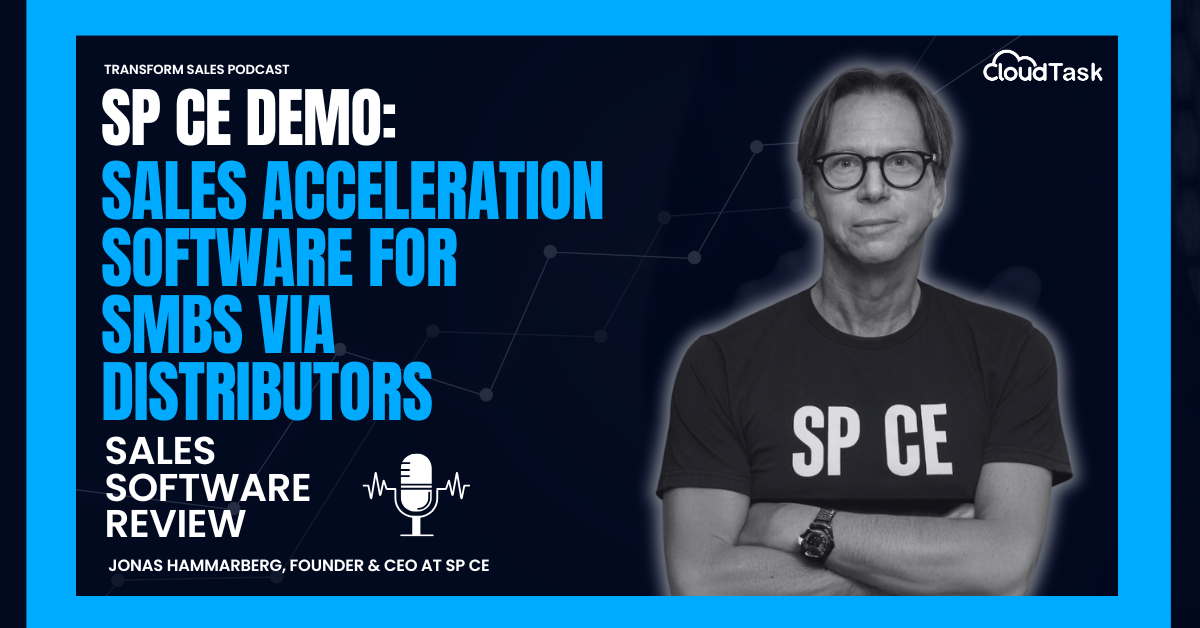 SP CE: Sales Acceleration Software for SMBs via Distributors
