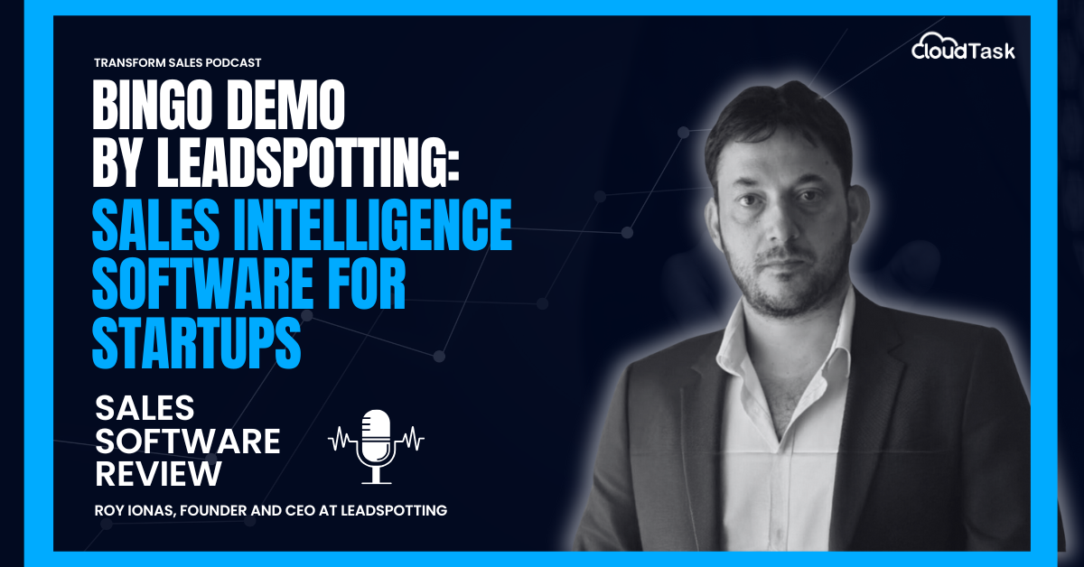 Bingo Demo by LeadSpotting: Sales Intelligence Software for Startups